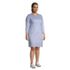 Women's Plus Size Supima Cotton 3/4 Sleeve Polo Dress, alternative image