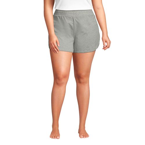 Women's Plus Size Waffle Boxer Sleep Shorts