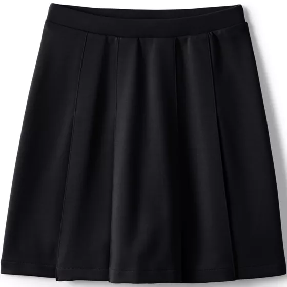 Girls Ponte Pleat Skirt Top of Knee - primary