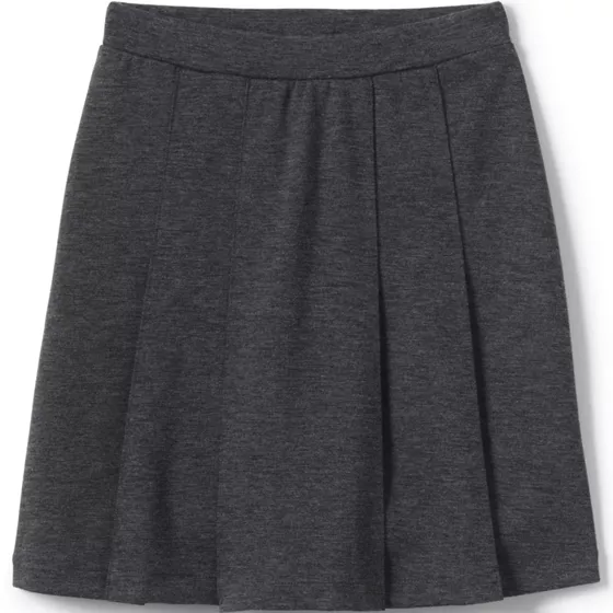 Girls Ponte Pleat Skirt Top of Knee - primary
