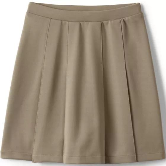 Girls Ponte Pleat Skirt Top of Knee - primary