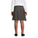 School Uniform Girls Box Pleat Skirt Below the Knee, Back