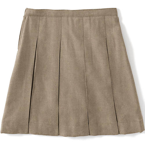 School Uniform Girls Box Pleat Skirt Below the Knee - Secondary