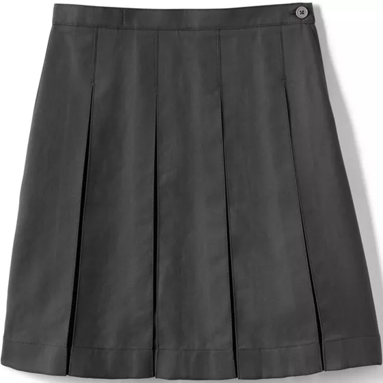 School Uniform Girls Box Pleat Skirt Below the Knee - primary