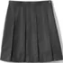 School Uniform Girls Box Pleat Skirt Below the Knee, Front