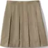 School Uniform Girls Box Pleat Skirt Below the Knee, Front