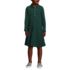 Girls Long Sleeve Mesh Polo Dress at the Knee, Front