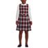 School Uniform Girls Plaid Jumper Top of Knee, Front