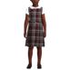 School Uniform Girls Plaid Jumper Top of Knee, Front