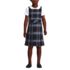 School Uniform Girls Plaid Jumper Top of Knee, Front