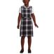 School Uniform Girls Plaid Jumper Top of Knee, Front