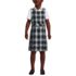 Girls Plus Plaid Jumper Top of Knee, Front