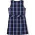 School Uniform Girls Plaid Jumper Top of Knee, Back