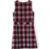 Girls Plaid Jumper Top of Knee, Back