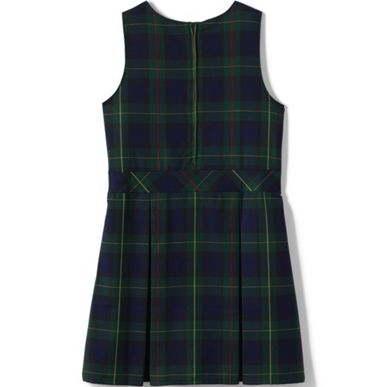 School Uniform Girls Plaid Jumper Top of Knee - image 1
