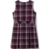 Girls Plaid Jumper Top of Knee, Back