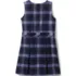 Girls Plus Plaid Jumper Top of Knee, Back