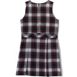 School Uniform Girls Plaid Jumper Top of Knee, Back