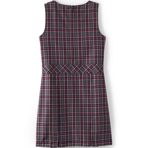 Gray Heather/Maroon Plaid
