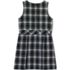 School Uniform Girls Plaid Jumper Top of Knee, Back