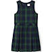 Girls Plaid Jumper Top of Knee, Front