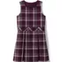 Girls Plaid Jumper Top of Knee, Front