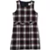 School Uniform Girls Plaid Jumper Top of Knee, Front