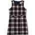 Girls Plaid Jumper Top of Knee, Front
