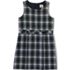 School Uniform Girls Plaid Jumper Top of Knee, Front