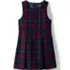 Girls Plus Plaid Jumper Top of Knee, Front