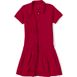 School Uniform Girls Adaptive Short Sleeve Mesh Polo Dress at the Knee, alternative image