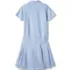 Girls Adaptive Short Sleeve Mesh Polo Dress at the Knee, Back