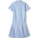 School Uniform Girls Adaptive Short Sleeve Mesh Polo Dress at the Knee, Back