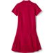 School Uniform Girls Adaptive Short Sleeve Mesh Polo Dress at the Knee, Back