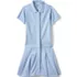 Girls Adaptive Short Sleeve Mesh Polo Dress at the Knee, Front