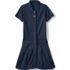 School Uniform Girls Adaptive Short Sleeve Mesh Polo Dress at the Knee, Front