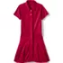 School Uniform Girls Adaptive Short Sleeve Mesh Polo Dress at the Knee, Front