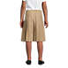 School Uniform Girls Pleated Skirt Below the Knee , Back