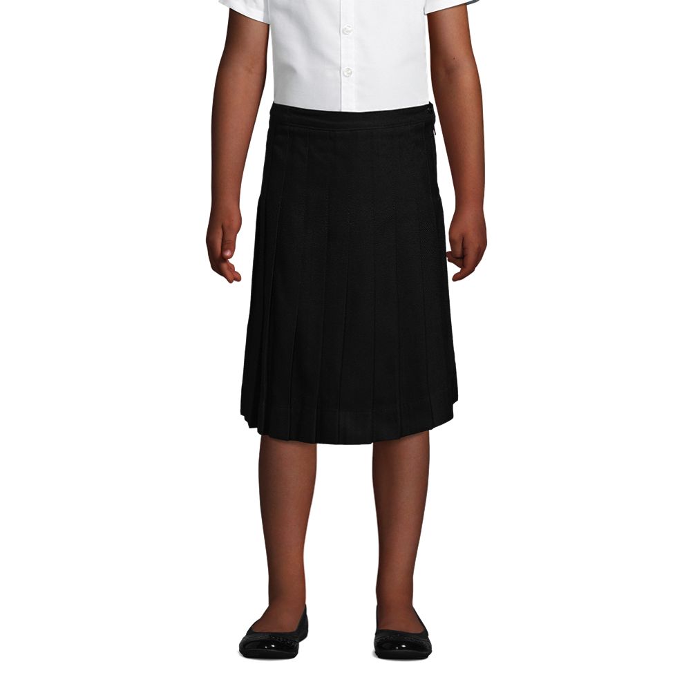 School Uniform Girls Pleated Skirt Below the Knee