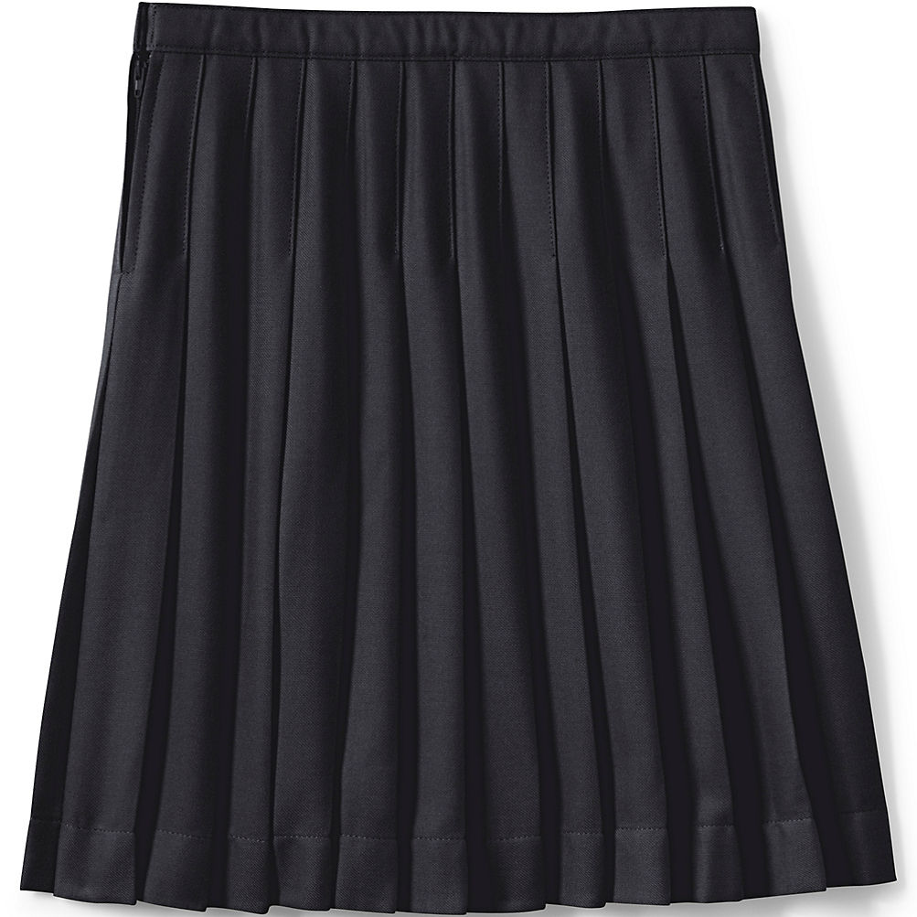 School Uniform Girls Pleated Skirt Below the Knee