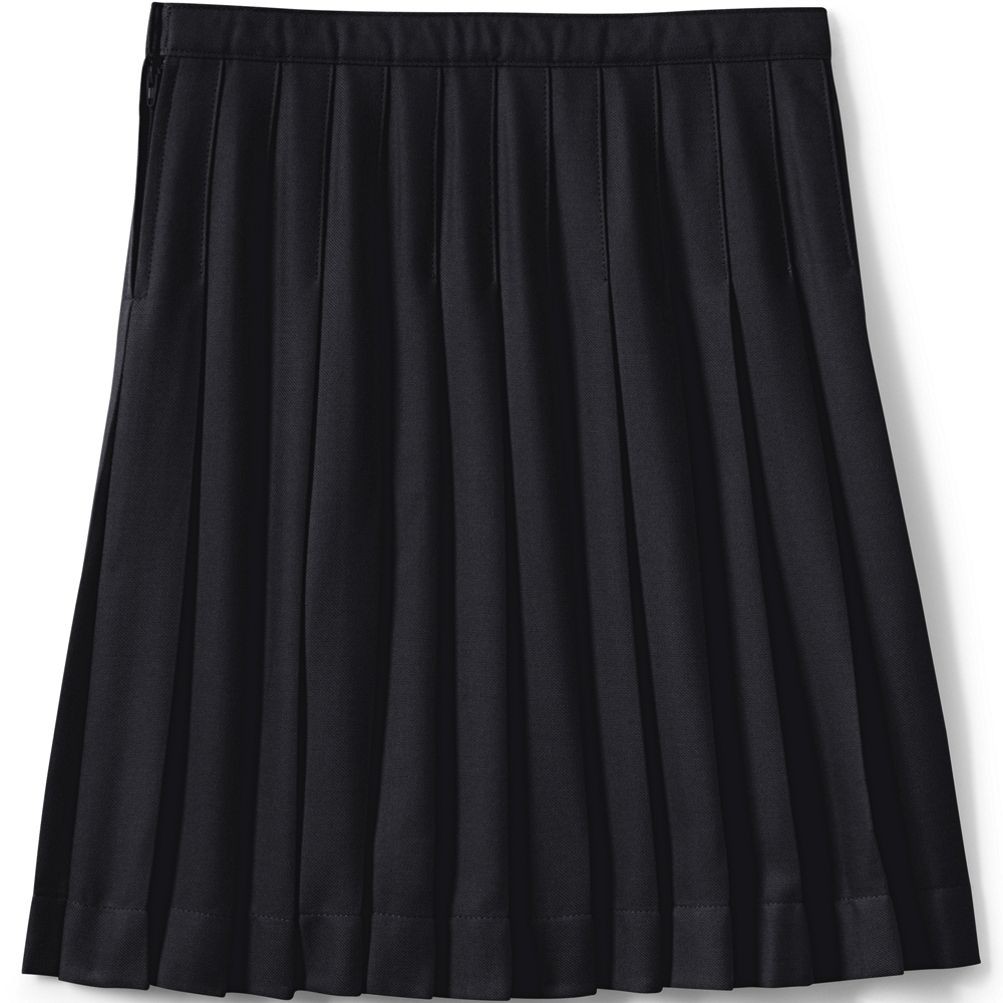 School Uniform Girls Pleated Skirt Below the Knee