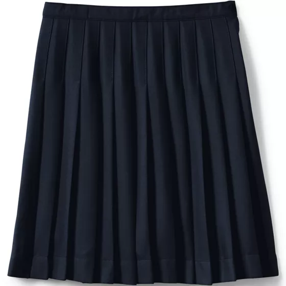 School Uniform Girls Pleated Skirt Below the Knee - primary
