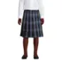 School Uniform Girls Plaid Pleated Skirt Below the Knee, Front