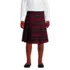 School Uniform Girls Plaid Pleated Skirt Below the Knee, Front