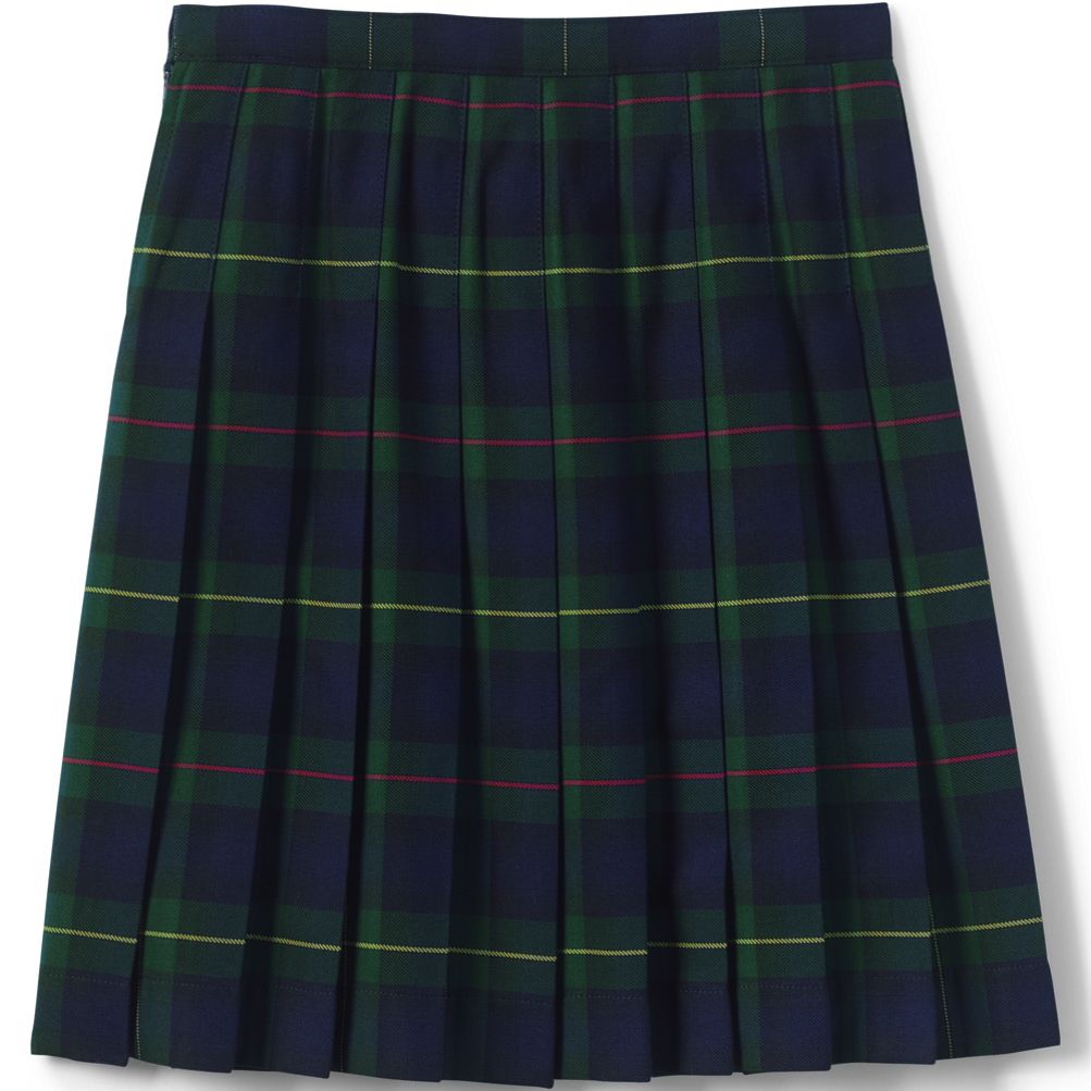 School uniform pleated plaid skirt sale