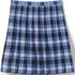 School Uniform Girls Plaid Pleated Skirt Below the Knee, Back