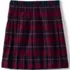 School Uniform Girls Plaid Pleated Skirt Below the Knee, Back