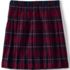 School Uniform Girls Plaid Pleated Skirt Below the Knee, Back