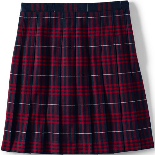 Plaid wool skirt clearance navy