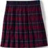 School Uniform Girls Plaid Pleated Skirt Below the Knee, Front